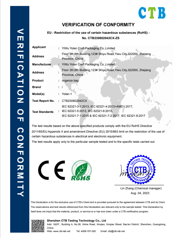 ROHS-certificaat