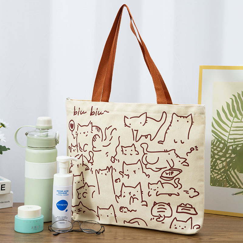Aangepaste logo van canvas tas