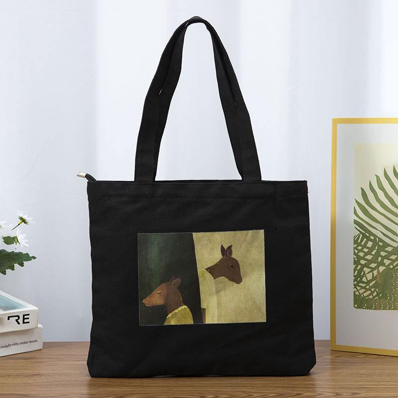 Canvas boodschappentas met logo